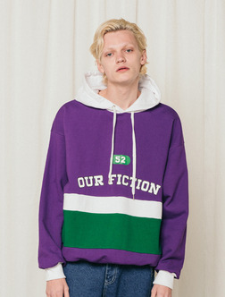 52 SLOGAN HOODIE_PURPLE (O2O17HD01U36F35)