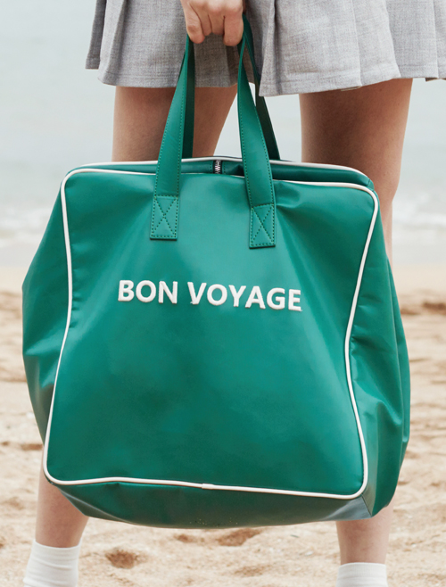 OIOI SLOGAN BIG BAG_green