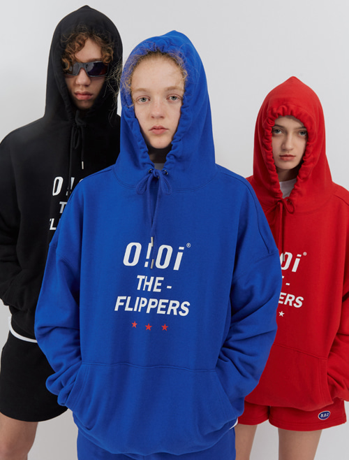 O!Oi FLIPPERS HOODIE_blue