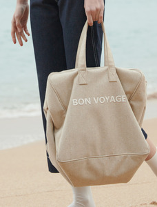 OIOI SLOGAN BIG BAG_raffia