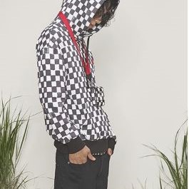 NONAGON CHECKERBOARD CIGARETTE CASE BK
