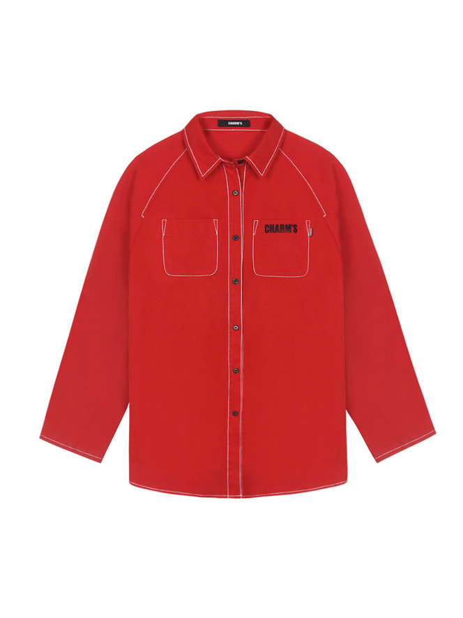 CHARM'S BASIC STITCH SHIRT (CAM17WS01U38F40)