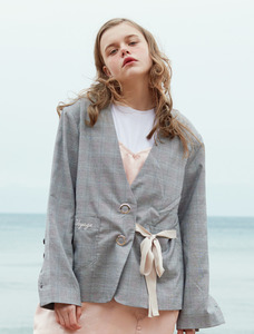 OIOI RIBBON TIE JACKET