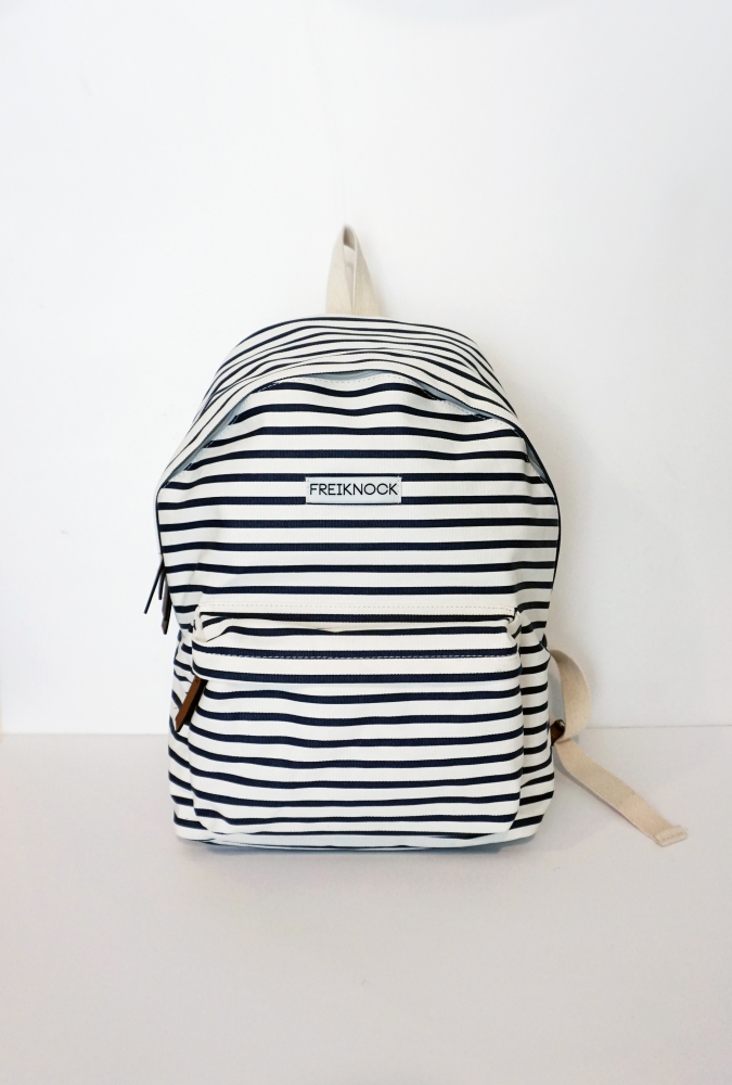 STRIPE BACKPACK NAVY