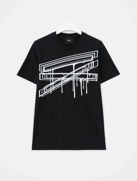 Overlap Roman Ⅸ Brush T-Shirt (NNG17TS01U89L45)