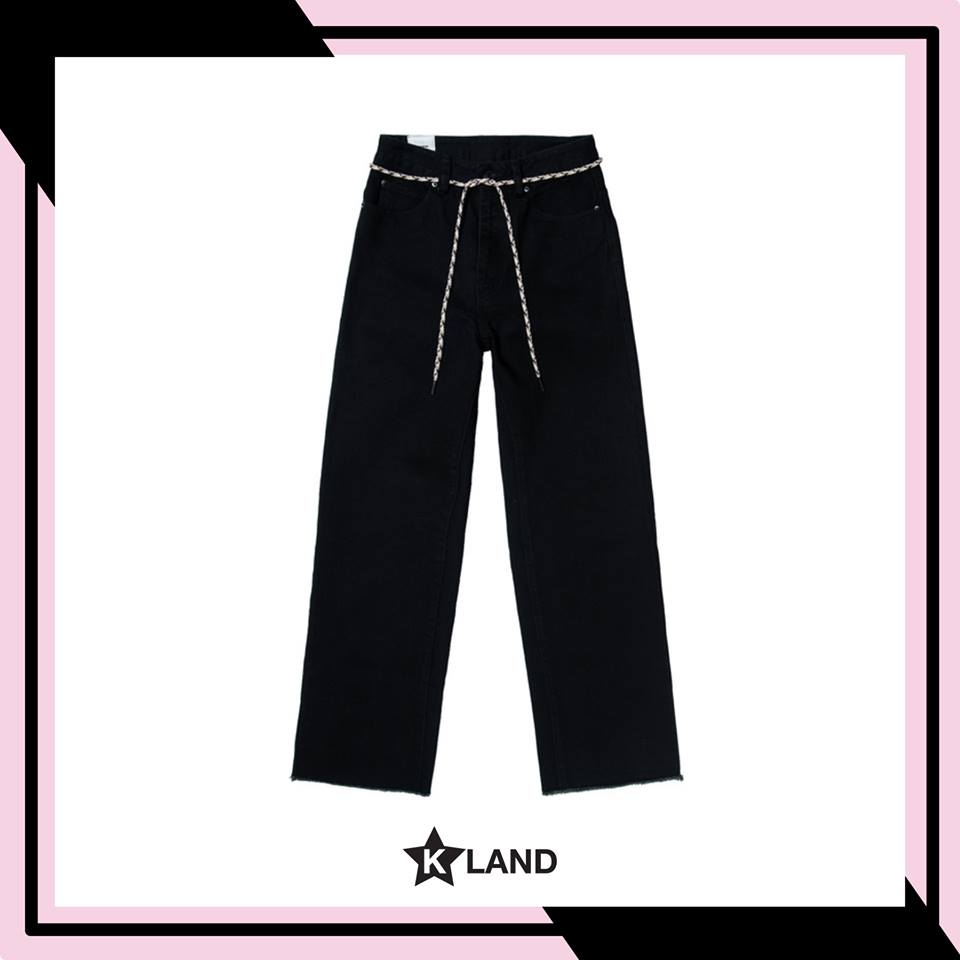 NONA9ON X LISA EMBROIDERED DENIM PANTS