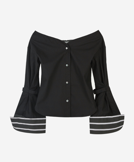 ANDERSSON BELL OFF-SHOULDER STRAP BLOUSE