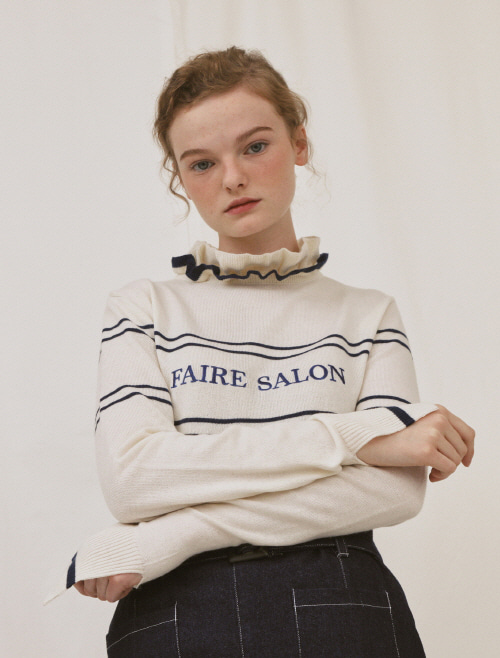 OIOI NECK FRILL KNIT_WHITE (OIO17KC03U94F40)