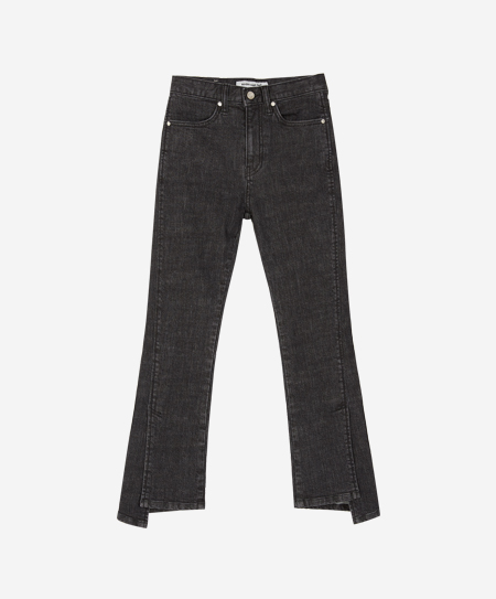ANDERSSON BELL UNBALANCE SLIT CROP JEANS