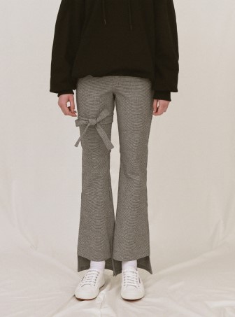 OIOI RIBBON POINT PANTS_GREY (OIO17TP04U25S45)