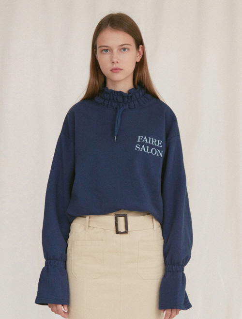 OIOI HALF NECK POINT JUMPER_navy (OIO17MT03U49F45)